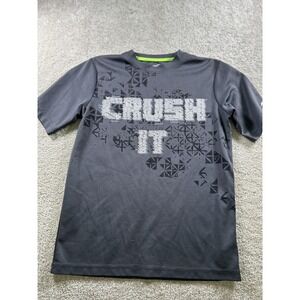 Avia Shirt Youth Medium 10/12 Gray Crush It Graphic Athletic Performance‎ Tee